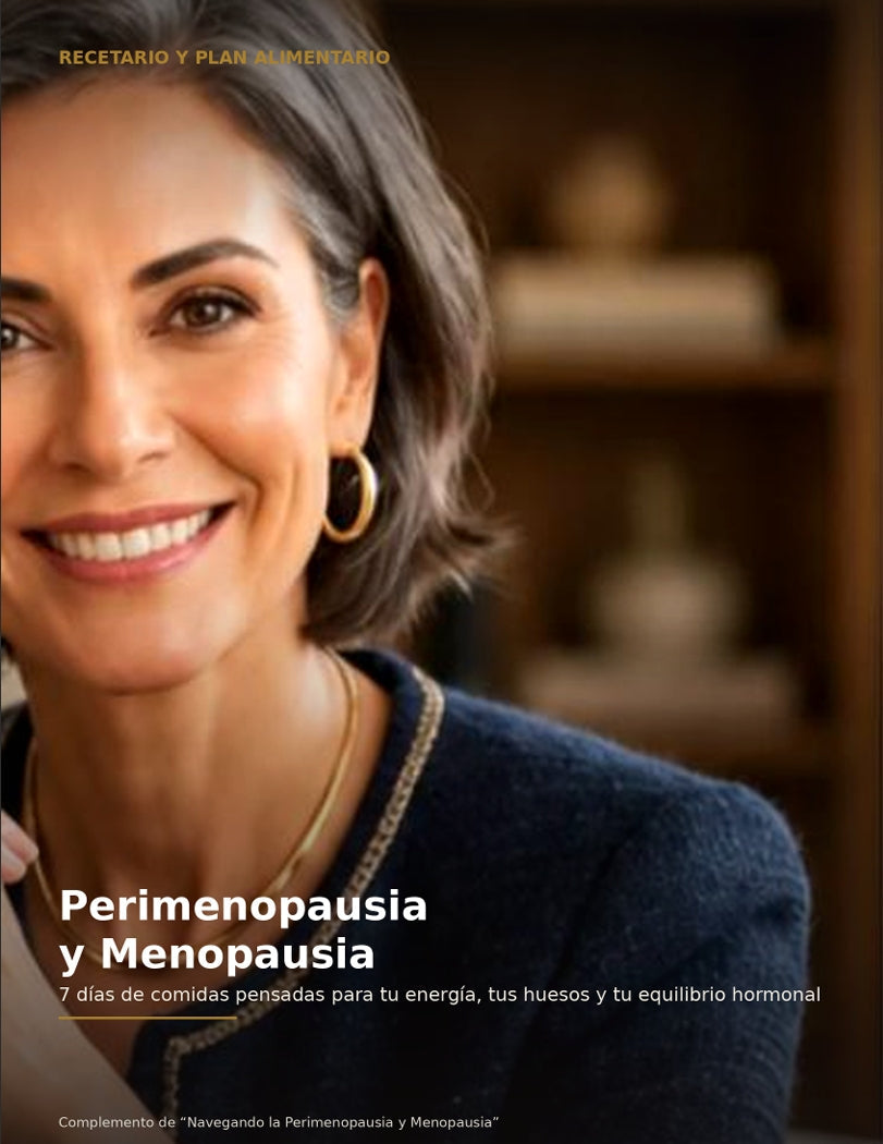 Recetario y Plan Alimentario Menopausia