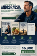 Combo Completo Andropausia - Flyer con precio