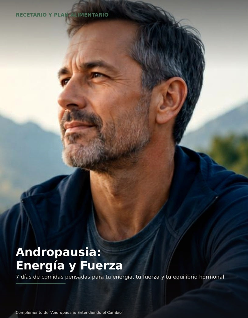 Recetario y Plan Alimentario Andropausia